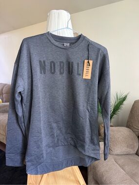 NOBULL Charcoal Grey Crewneck Pullover